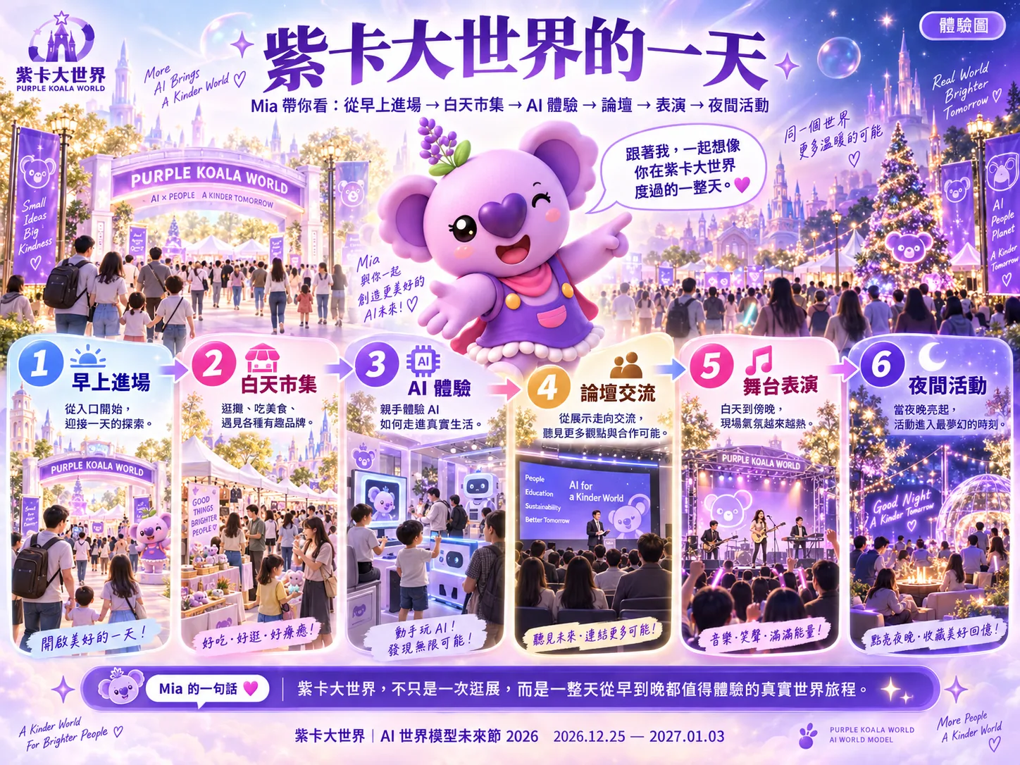 紫卡大世界的一天
