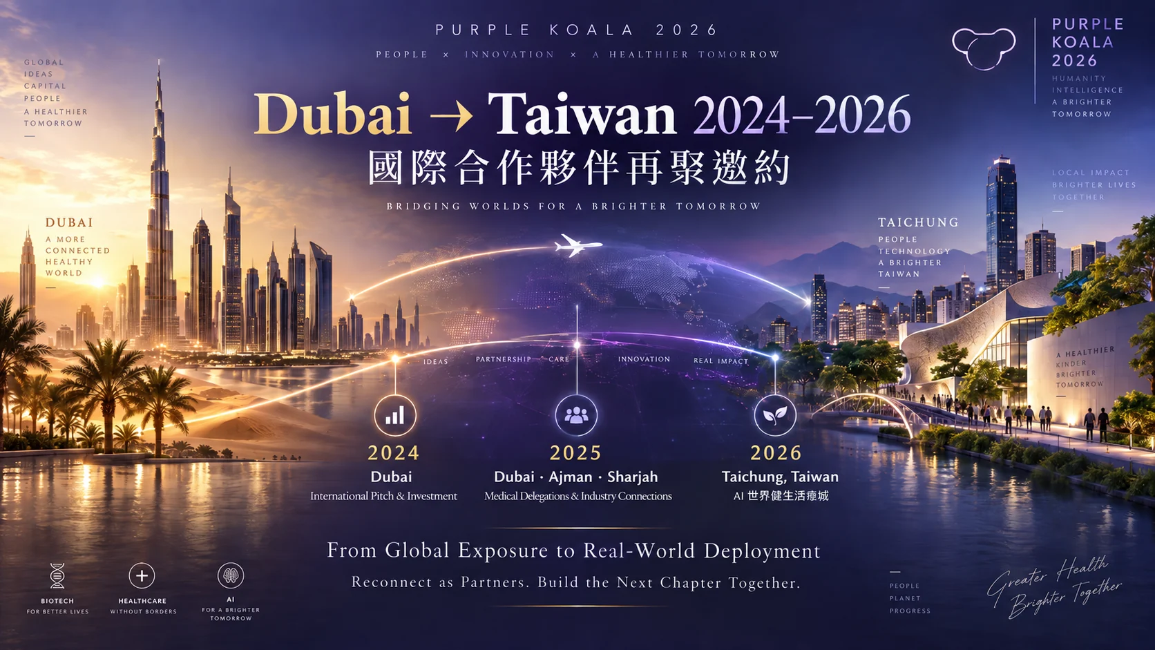 Dubai to Taiwan